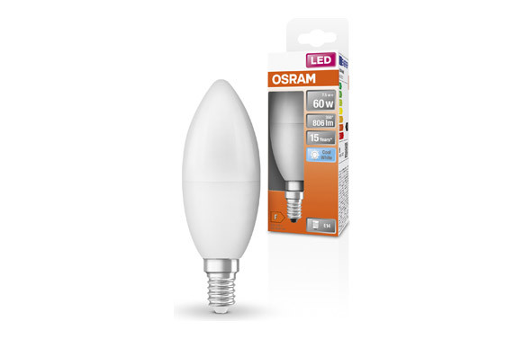 BOMBILLA VELA LED E14 7W 806LM 4000K IP20