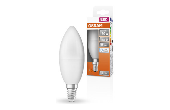 BOMBILLA VELA LED E14 7W 806LM 6500K IP20