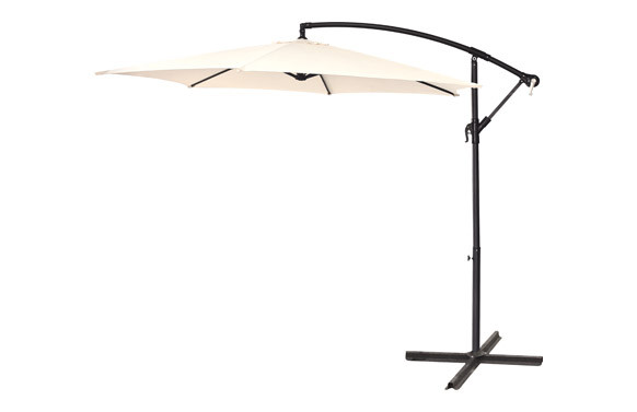 PARASOL ALUMINIO EXCENTRICO BEIGE 3 M