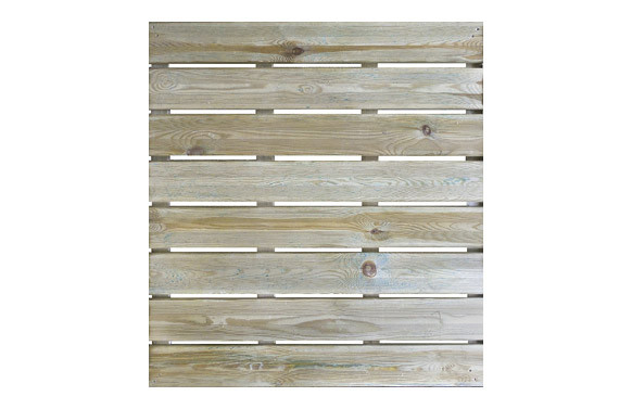 LOSETA MADERA RANURADA JULIA 100 X 100 CM