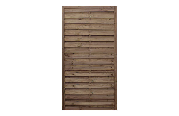 PANEL DE MADERA CON MARCO NOA 90 X 180 CM MARRON