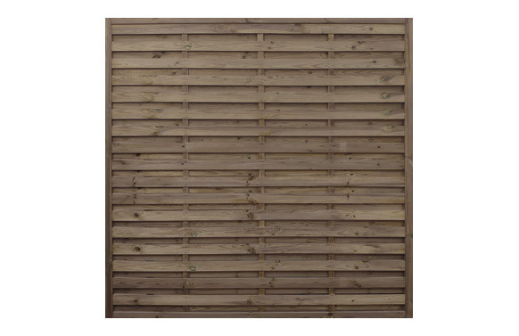 PANEL DE MADERA CON MARCO NOA 180 X 180 CM MARRON