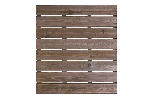 LOSETA MADERA RANURADA MAYA 100 X 100 CM MARRON