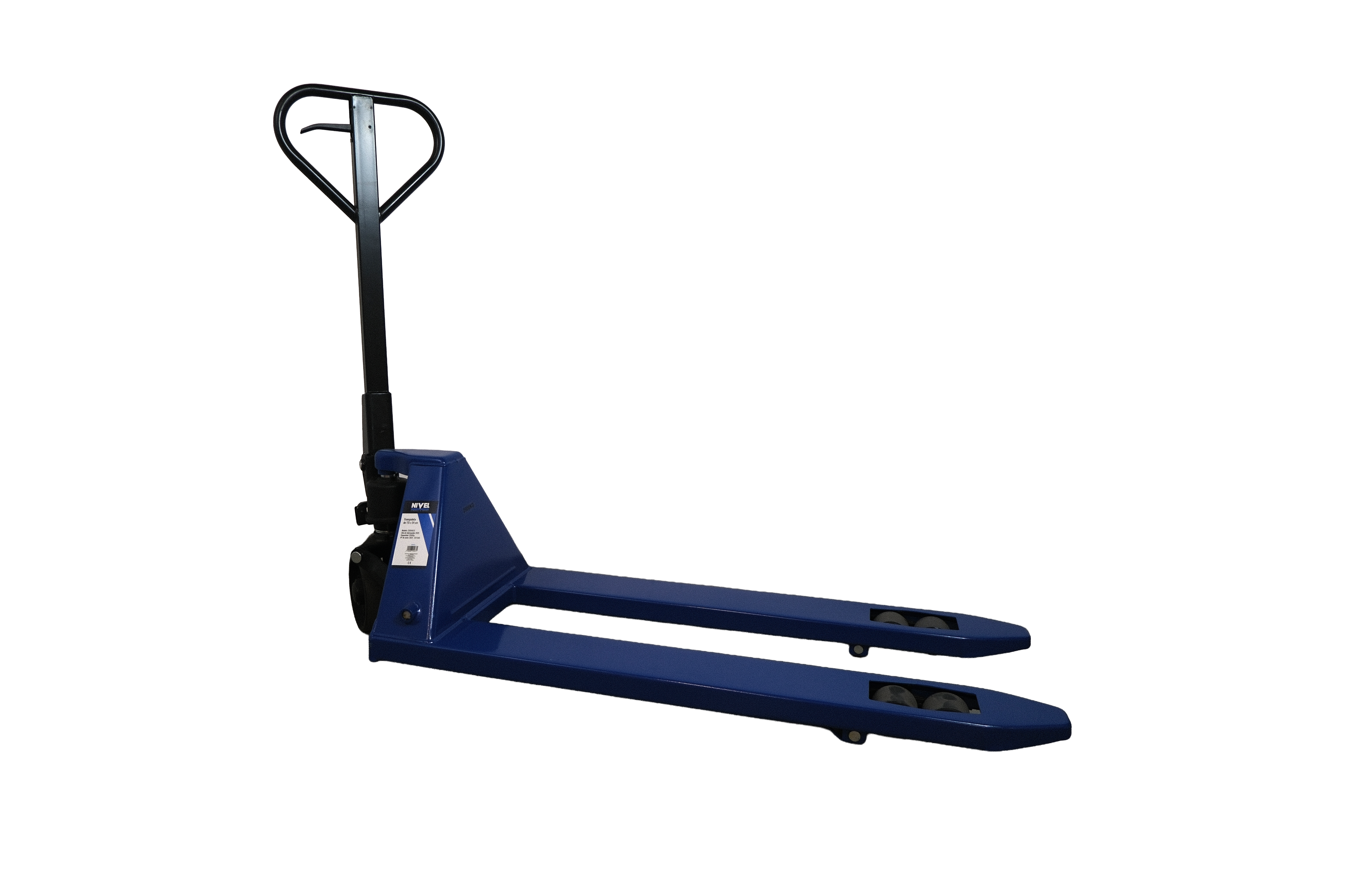 TRANSPALETA MANUAL 2500 KG RUEDAS PU 115 X 54 CM