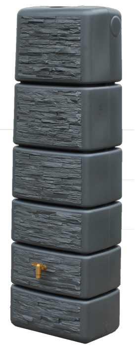 DEPOSITO SLIM STONE DECOR GRAFITO 500 L