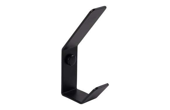 GANCHO PARED 12 X 2,5 CM NEGRO MATE
