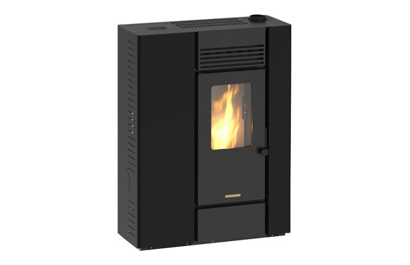 ESTUFA DE PELLET APIA WIESBERG 10,57 KW NEGRA