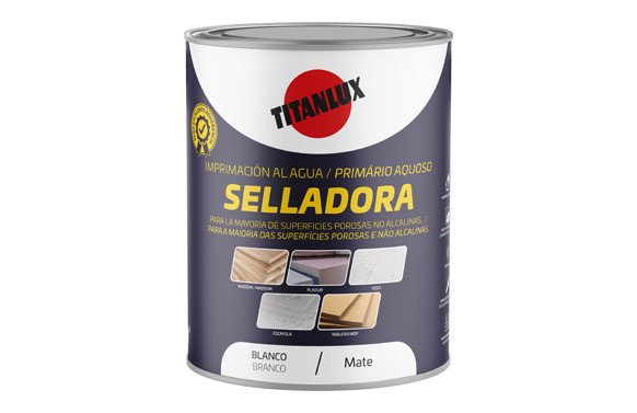 IMPRIMACION SELLADORA AL AGUA 4 L BLANCO