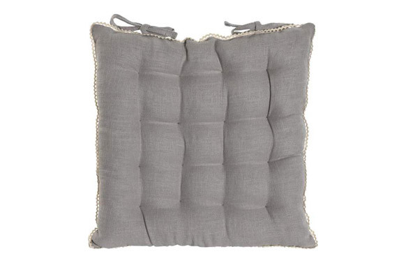 COJIN SILLA LINO GRIS CLARO 42 X 42 CM