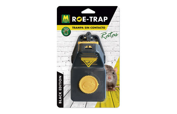 TRAMPA MECANICA ROE-TRAP RATAS BLACK EDITION 7,8 X 15 CM