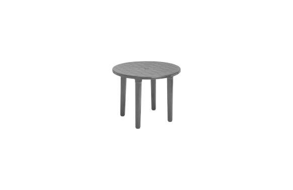MESA REDONDA RESINA Ø 90 CM ANTRACITA