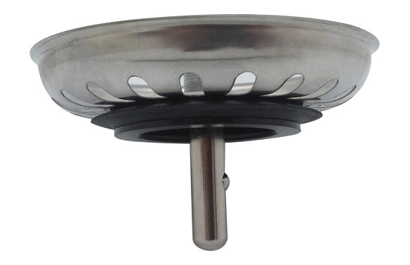 TAPON DESAGUE CON VALVULA CESTA CON EJE CENTRAL Ø115 Ø 81 X 31