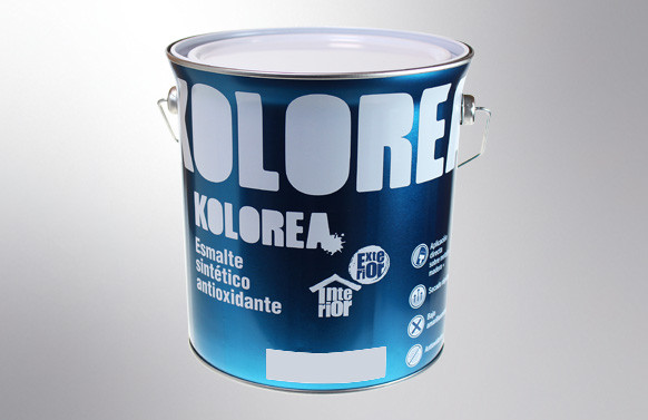 ESMALTE SINTETICO ANTIOXIDO BRILLO 4L ALUMINIO RAL 9006