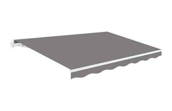 TOLDO MANUAL ALUMINIO SMARTSUN 3 X 2,5 M GRIS CENIZA POLYESTER