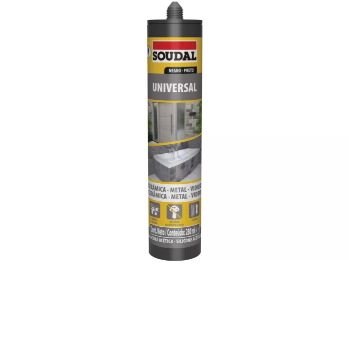 SILICONA UNIVERSAL 280 ML NEGRO