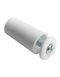 TOPE PERSIANA CON TORNILLO 40MM BLANCO