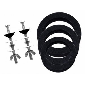JUNTAS CISTERNA BAJA CAUCHO+TORNILLOS INOX. INODORO KJ2