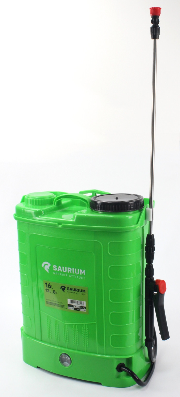 PULVERIZADOR MOCHILA BATERIA 12V SAURIUM 16 L