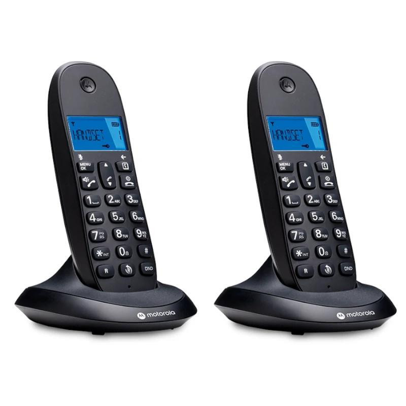 TELEFONO INALAMBRICO MOTOROLA C1002 CB+ DUO NEGRO 