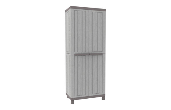 ARMARIO RESINA 2 PUERTAS C-WOOD 68X39X170CM