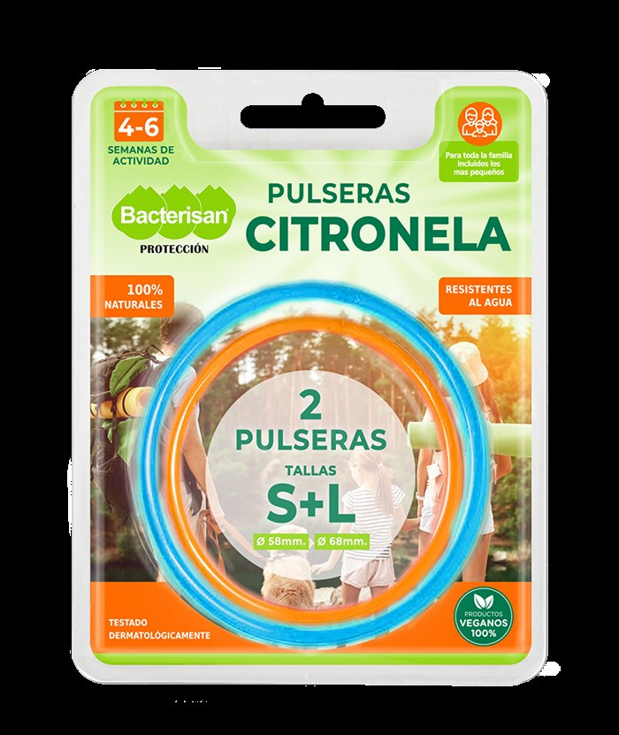PULSERA ANTIMOSQUITOS CITRONELA S+L 