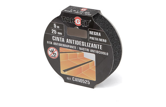 CINTA ANTIDESLIZANTE 5 M X 25 MM NEGRO