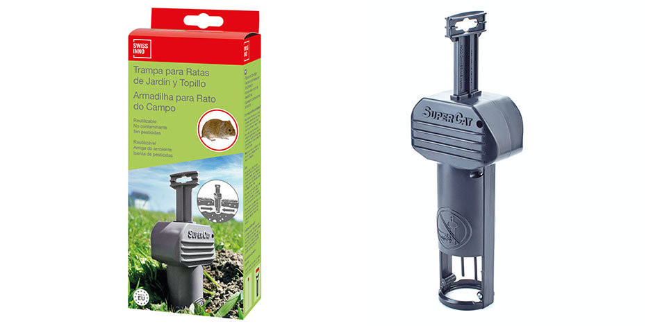 TRAMPA RATAS DE JARDIN Y TOPILLO SUPERCAT 