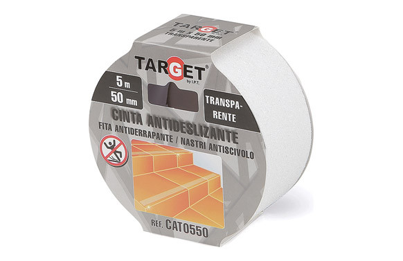 CINTA ANTIDESLIZANTE 5 M X 50 MM TRANSPARENTE