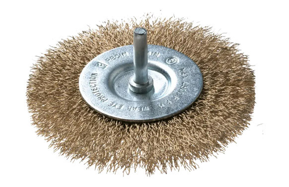 CEPILLO CIRCULAR ESPIGA 6MM 50MMX0,30MM  ACERO LATONADO