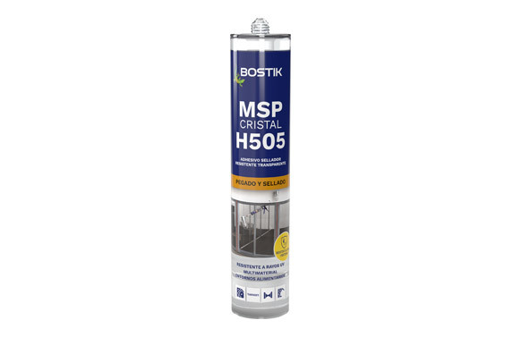 ADHESIVO MONTAJE H505 SEAL N BOND CRYSTAL 290 ML TRANSPARENTE