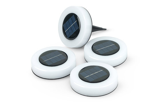 BALIZA LED SOLAR MITRA​ PACK 3+1 UNIDADES 10LM 4000K PARED O SUELO