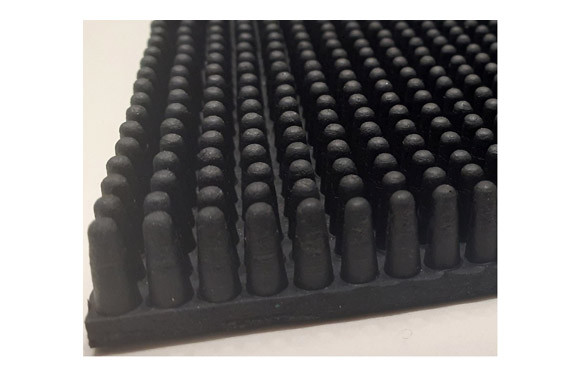 ROLLO PICOS CAUCHO NEGRO ROLLO DE 8 M X 1M 16MM
