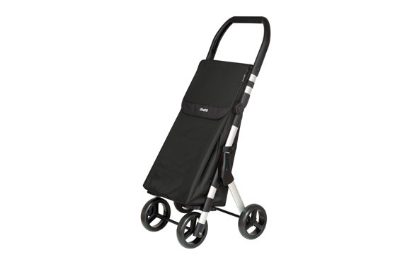 CARRO COMPRA 4 RUEDAS MUUVI NEGRO