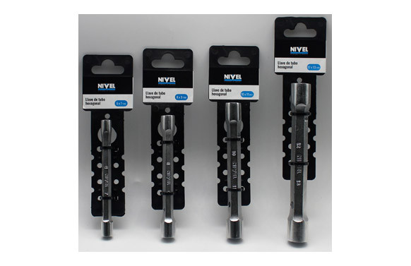 LLAVE TUBO HEXAGONAL 8 - 9 MM