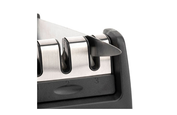 AFILADOR DE CUCHILLOS 3 PASOS 6,4 X 21,6 X 5,2CM