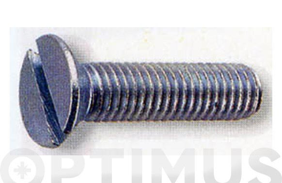 TORNILLO DIN 963 CABEZA PLANA CINCADO M-4 X 20 MM 2000 UDS