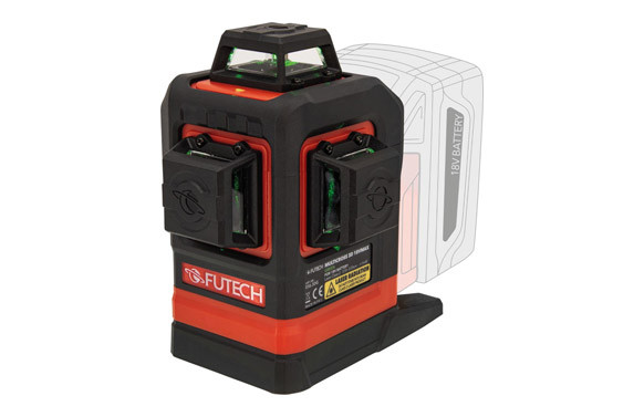 NIVEL LASER VERDE 3D MULTI-BATERIA 18V MAX