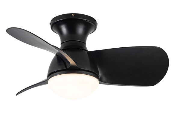 VENTILADOR DE TECHO EPONA NEGRO Ø64CM 20W