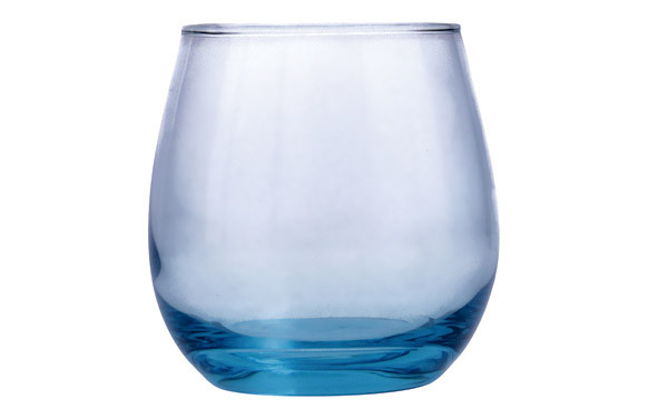 VASO VIDRIO MAINE LUM ECO 32 CL AZUL