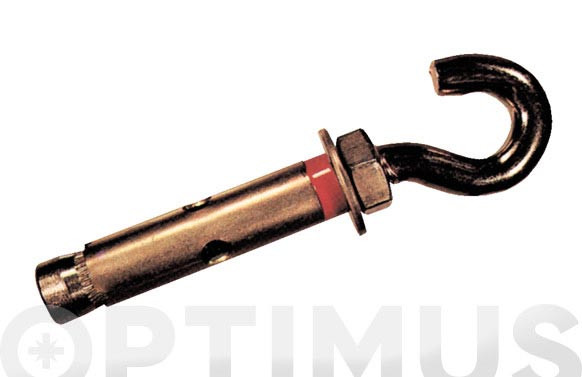 ANCLAJE REFORZADO GANCHO M 6 X 45 MM Ø8 MM 100UDS