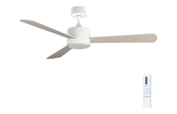 VENTILADOR DE TECHO ESPE BLANCO/MADERA Ø122CM 30W