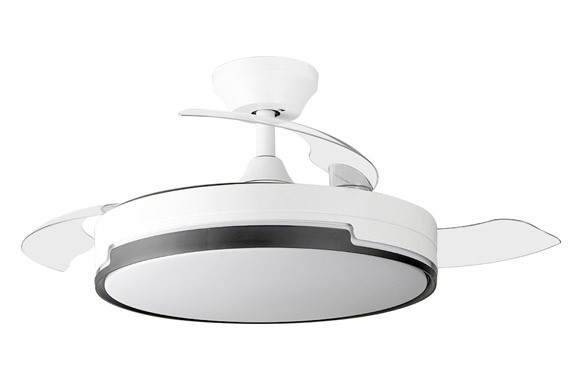 VENTILADOR TECHO ASPAS RETRACTILES Ø105CM 35W