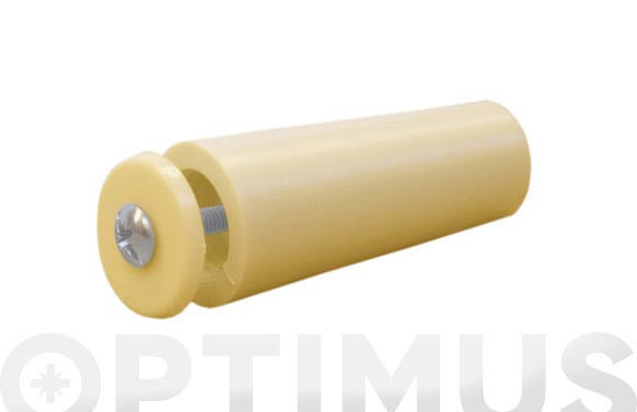 TOPE PERSIANA 55 MM MARFIL 25UDS