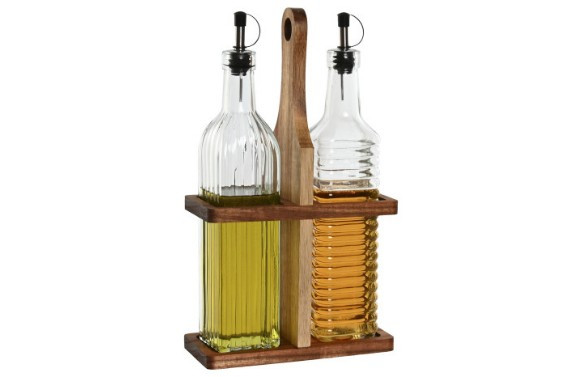 ACEITERA VINAGRERA ACACIA CRISTAL 17,3X8X30,3 500ML