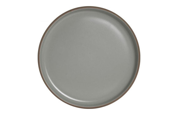PLATO POSTRE GRES MATE AZUL CELESTE 20,4X20,4X2,4CM