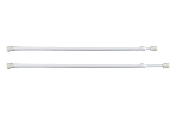 PORTAVISILLO A PRESION ROSCA BLANCO 2 UDS 40-65CM