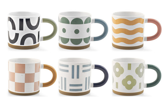 MUG STONEWARE STUDIO SURTIDO 38CL