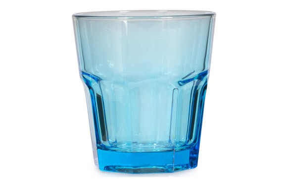 VASO VIDRIO CASABLANCA SET 6UDS 25CL AZUL