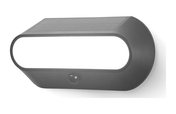 APLIQUE LED SOLAR CORDUAN 500 LUMENES IP54 4000K  60º BATERIA REEMP. 25M2 3 MODOS DE USO