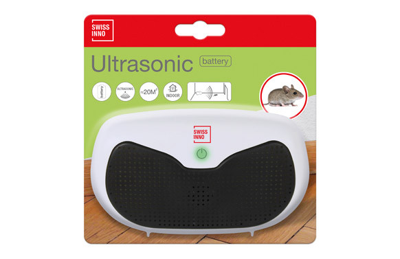 AHUYENTA ROEDORES ULTRASONICO BATERIA 20M²